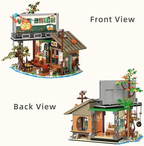 Pier Bar Mini Building Blocks Set with LED Light - 1108PCS