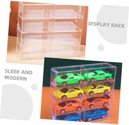 NUOBESTY 2pcs Tiered Display Case for Collectibles