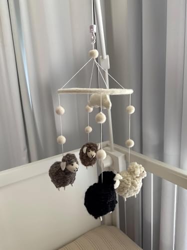 Baby Nursery Hanging Sheep Decor for Boys and Girls