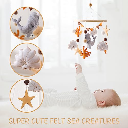 Ocean Animal Baby Mobile - Gender Neutral Crib Decoration
