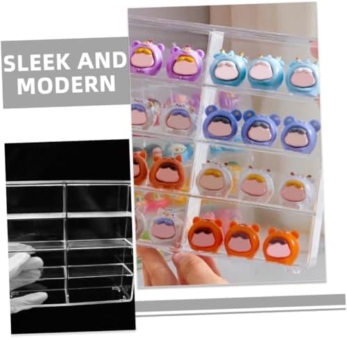 GANAZONO Car Model Storage Box Display Case 2 Pack