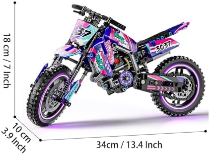 Mesiondy 476 PCS Motorcycle Building Block Set