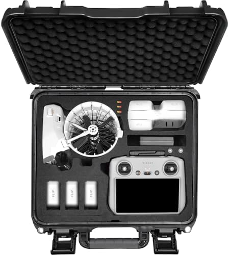 Lekufee Waterproof Hard Carry Case for DJI Flip Drone