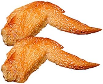 Lenmipot 2pcs Artificial Fake Chicken Wings Model