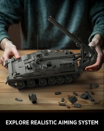 Nifeliz 2S4 Military Tank Building Model Set for Adults