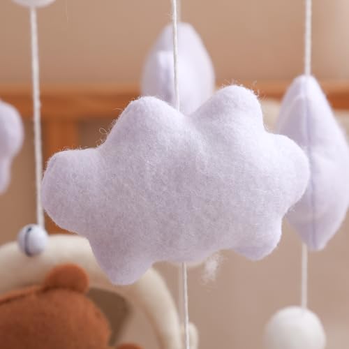 GOODMOM Baby Crib Mobile Bear Nursery Decor
