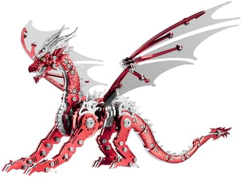 3D Metal Dragon Puzzle Building Set for Adults