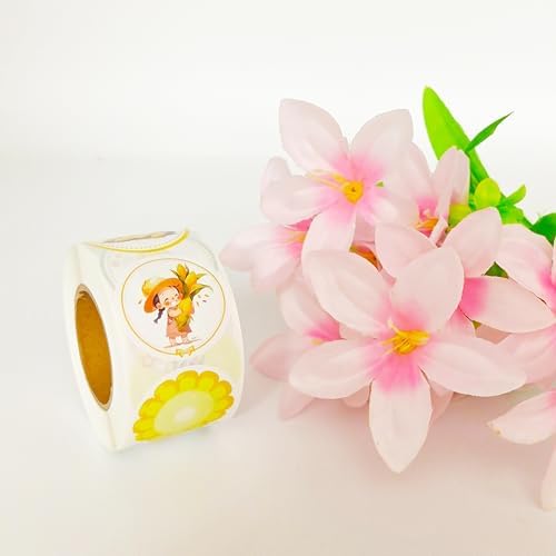 500 PCS Corn Labels Roll Stickers - Birthday Party Decorations