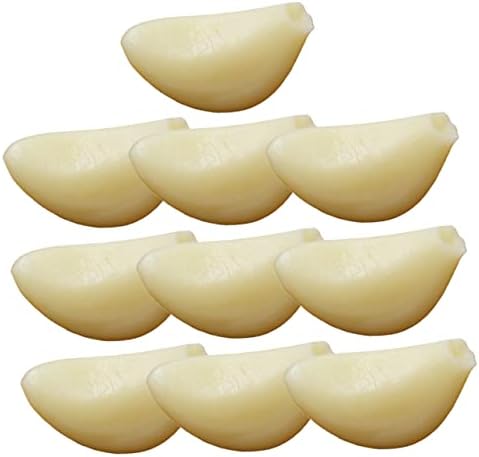Happyyami 10pcs Artificial Garlic Cloves for Display and Photography