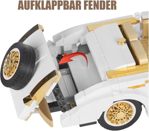 Mould King 10003 Classic Car Building Kit 868 Pieces Static Version