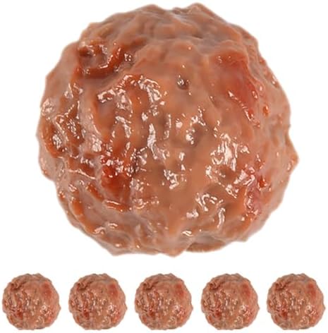 Abaodam Artificial Beef Meatballs 6pcs Play Food Decoration
