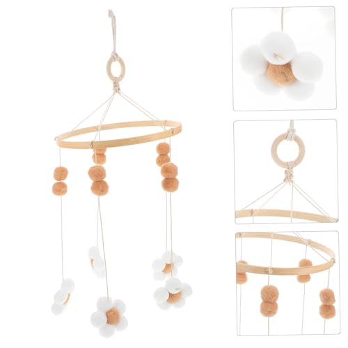Vaguelly Boho Flower Mobile for Crib Nursery Bedroom Decor