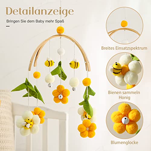 Mamimami Home Crib Mobile for Baby Bassinet Decor