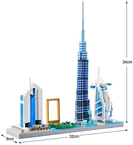 Dolblock Dubai Skyline 2545 Piece Model Kit
