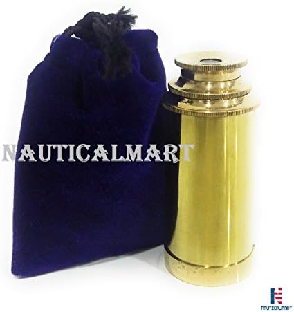 Full Brass Handheld Telescope Pirate Spy Glass