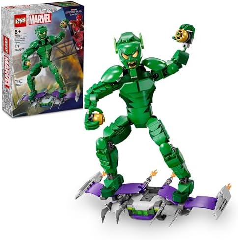 LEGO Marvel Green Goblin Construction Figure - 471 Pieces Ages 8