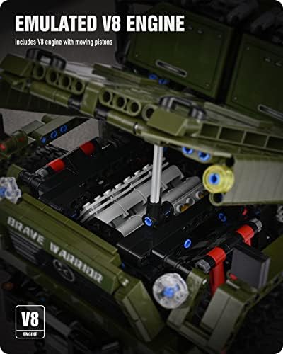 Nifeliz Warrior Military Car Building Kit 3175 Pieces