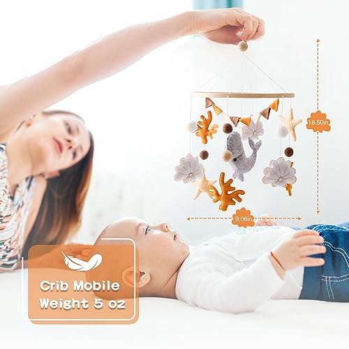 Ocean Animal Baby Mobile - Gender Neutral Crib Decoration