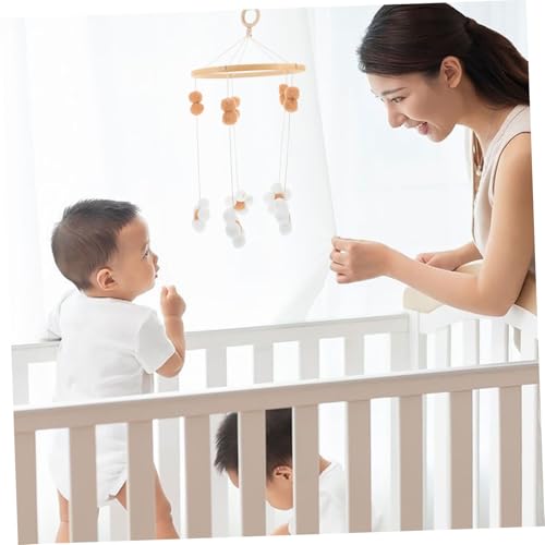 Boho Flower Crib Mobile Nursery Decor for Boys