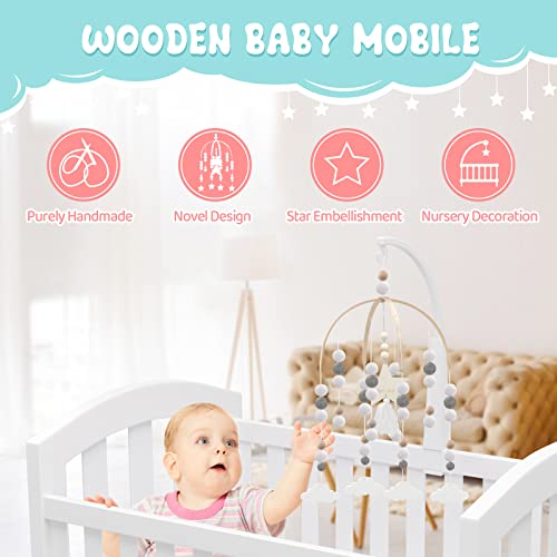 Cloud Crib Mobile - Handmade Baby Decor