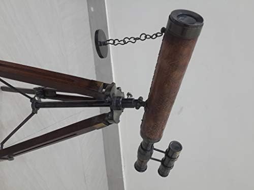 18 Inch Antique Bronze Nautical Telescope with Tripod