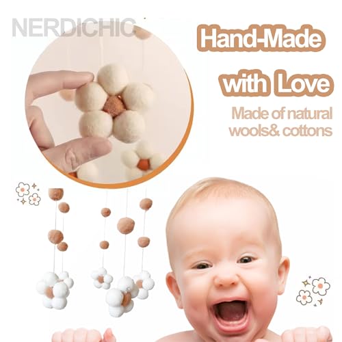 Nerdichic Baby Crib Mobile for Boys Girls