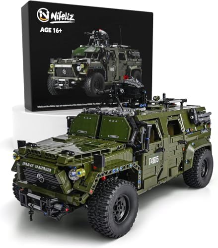 Nifeliz Warrior Military Car Building Kit 3175 Pieces
