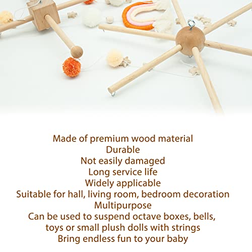 FLEXMAN Wooden Mobile Frame Kit for Baby Crib