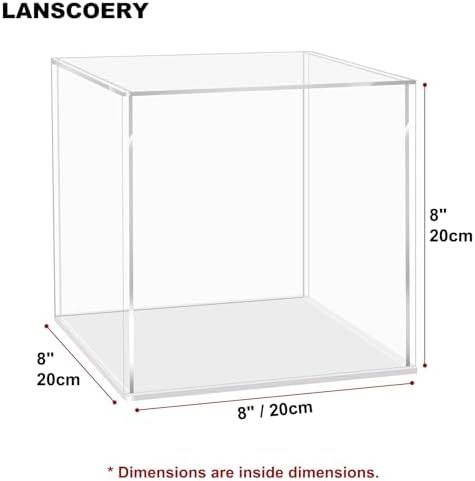 LANSCOERY Acrylic Display Case for Collectibles