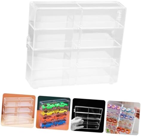NUOBESTY 2Pcs Wall Mounted Display Case for Collectibles