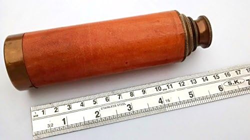 15 Inch Brass Pullout Telescope with Antique Nautical Look
