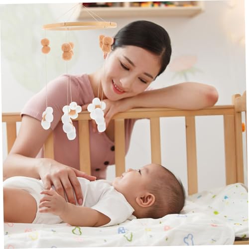 Yarnow Boho Style Crib Mobile Flowers Decor
