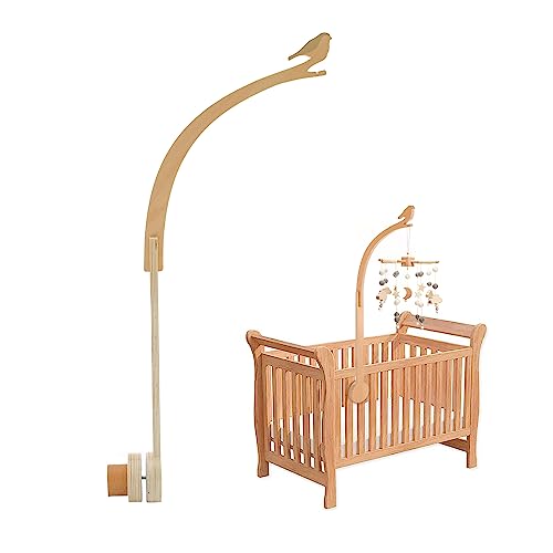 Beech Wood Mobile Holder for Baby Room Decor