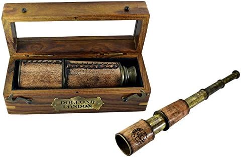 Brass Nautical Telescope in Gift Box