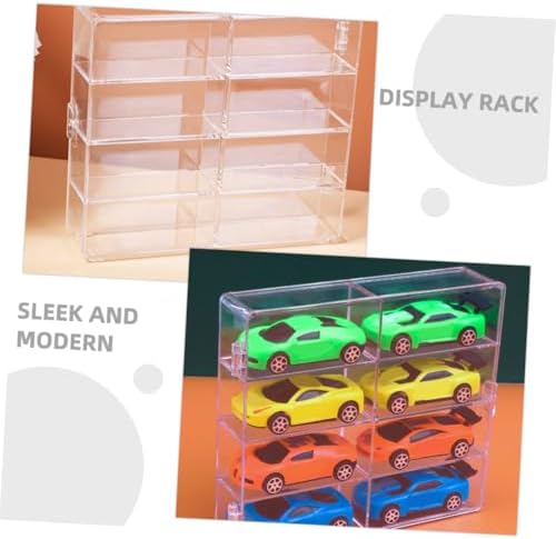 Modern Display Case Stand for Collectible Models and Toys