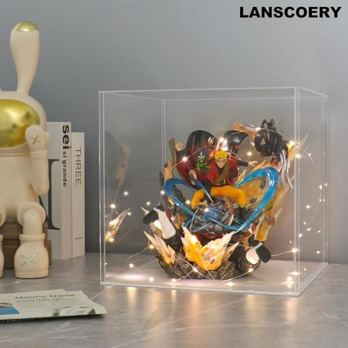 LANSCOERY Acrylic Display Case for Collectibles