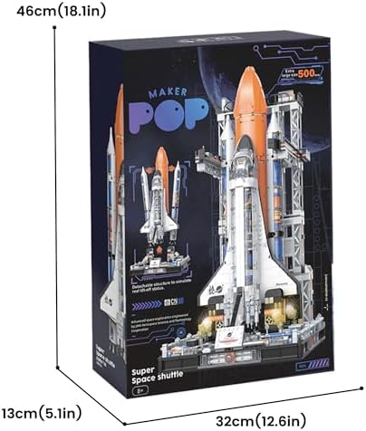 VannMold Super Space Shuttle Building Blocks Set 2226 Pieces