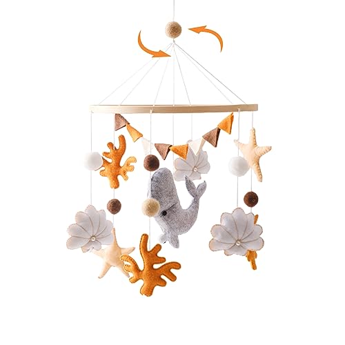 Ocean Animal Baby Mobile - Gender Neutral Crib Decoration