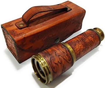 Brass Telescope with DF Lens High Magnification
