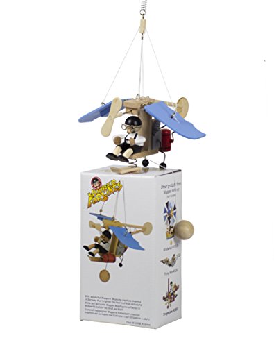 Wupper Airlines Weighted Wooden Airplane Mobile