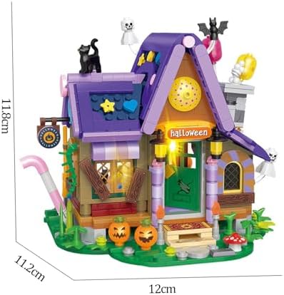 Halloween Themed Modular House Building Block Set 780PCS