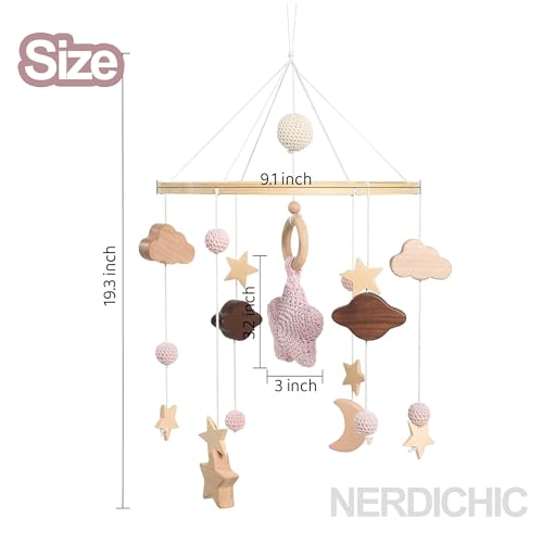 Nerdichic Baby Crib Mobile for Boys Girls 1