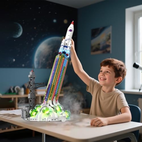Suplanet Space Exploration Rocket Model Building Set 711 Pcs
