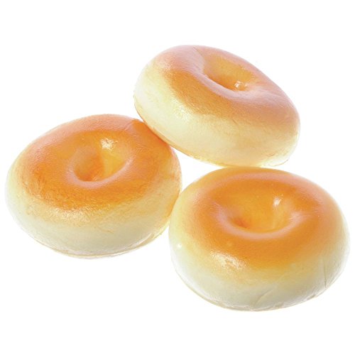 Artificial Bagels for Display 3 12 In 3 Per Pack