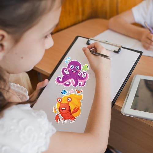 42 Sheets Ocean Animals Stickers DIY for Kids