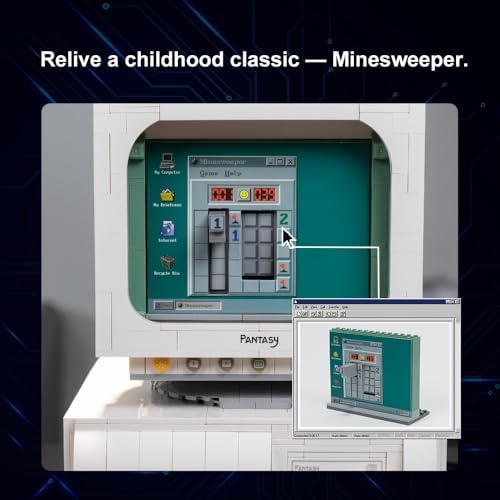 Retro Computer Building Set for Adults