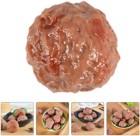 Abaodam Artificial Beef Meatballs 6pcs Play Food Decoration