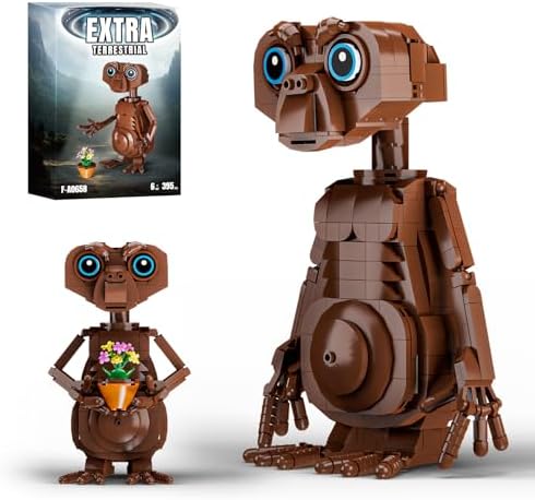 Extra-Terrestrial Iconic Alien Figures Collectible Building Set