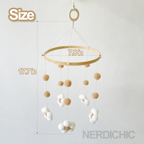Nerdichic Baby Crib Mobile for Boys Girls