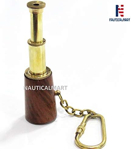 Brass Telescope Key Chain 3 Inches